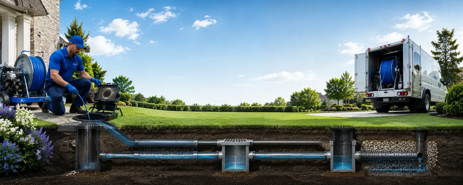 Outdoor drain cleaning information for Harlan, KY